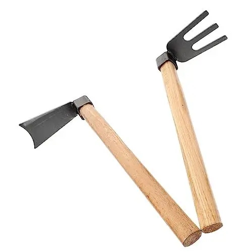 Produktbild: Gogogmee 1 Satz Graben hacke gartenwerkzeuge Gartenarbeit gemüsegarten gartenvliese gartenbett Stahlhacke Garten-Grabrechen Gartengerät Gartenrechen robuste Gartenhacke Rechen aus Stahl