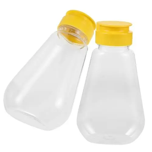 Produktbild: Gogogmee 1 Satz Honig Flasche Squeeze-Flasche für Sauce Vorratsdosen für Honig Saucenflasche gewürzbehälter Mini-Salatdressing-Flaschen Flaschen zum Auspressen von Saucen Küchenhelfer