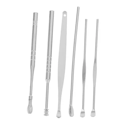 Produktbild: Gogogmee 1 Satz Ohrstöpsel-Werkzeug ohrschmalzentferner the ear cleaner Ohrreiniger Ohrenschmalzschaufel Ohrwerkzeug reinigen langlebige Ohrstöpsel zubehör zur ohrreinigung Rostfreier Stahl