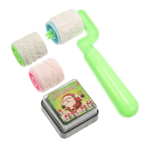 Produktbild: Gogogmee 1 Set Farbwalze Stempel DIY Stamper Roller Kunststoff Stempel Spielzeug Kinder Siegel Spielzeug