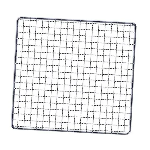 Produktbild: Gogogmee Barbecue-grillnetz Grill-abkühlgitter Grillzubehör Grillnetz Grillnetz 20 X 20 Cm Lebensmittelechter 304 Edelstahl Kratzfest