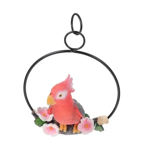 Produktbild: Gogogmee Lebensechtes Papageienmodell Für Den Garten Harz-papageien-Ornament Für Den Innenhof