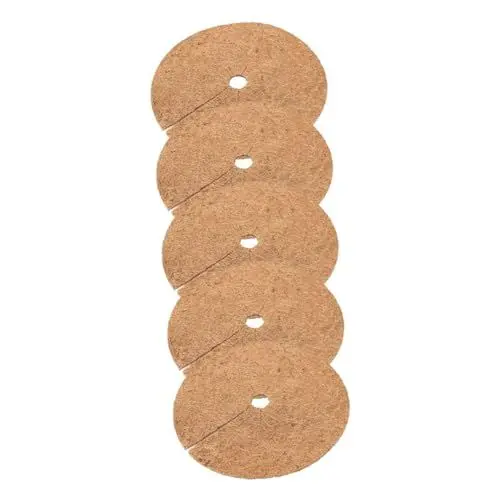 Produktbild: Gogogmee 20 STK Kokospalmen Dichtung Mulchring Aus Kokosfasern Blumentopf Kokos Baumring Anlage Pflanzenschutzmittel Von Tieren Baumschutzmatte Kokospflanzenabdeckung Baumbewässerungsring