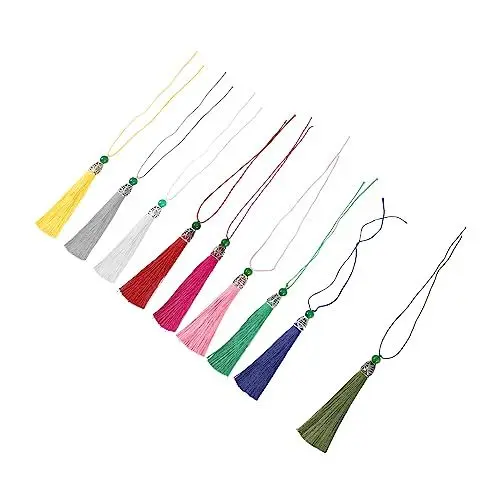 Produktbild: Gogogmee 20er-pack Bastelquasten Quasten in Verschiedenen Farben Für Vorhänge Schlüsselanhänger Handyanhänger Dekoratives Accessoire
