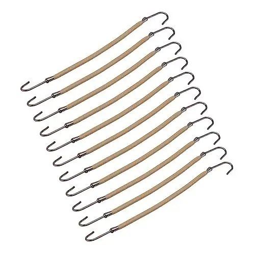 Produktbild: Gogogmee Haarzopf-stirnband 20 Pferdeschwanzhaken Furling-haken für Dickes Haar Gummiband-clips Einfach Zu Wickeln/auszuwickeln in Aprikose