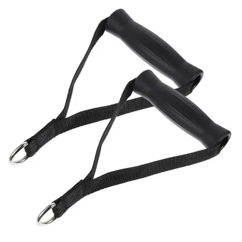 Produktbild: Gogogmee 2-teilige Fitnessgeräte-Griffe Für Krafttraining Zuggurt Für Bizeps-Stretching Kabelzug Heim-fitnessstudio-zubehör