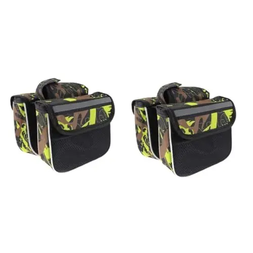Produktbild: Gogogmee 2 Stücke Fahrrad Sattel Tasche Pannier Tasche Für Seite Beutel Für