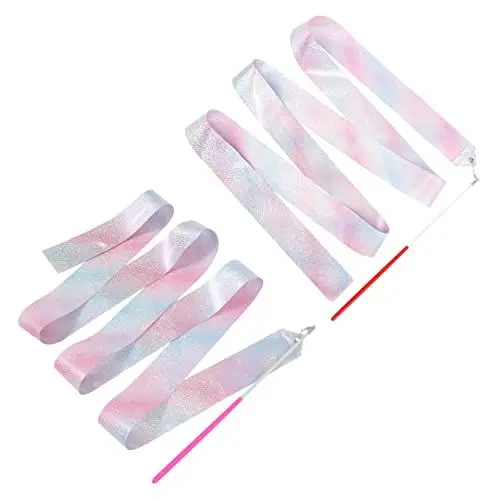 Produktbild: Gogogmee Tanz-Streamer Für Jungen Und Mädchen Gymnastikband Dekorativer Glänzender Streamer Performing Ribbon Jungen Und Mädchen Fitness-hoo-Girls-ausrüstung