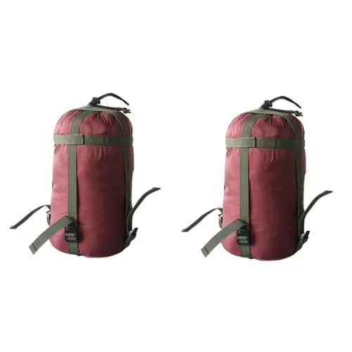 Produktbild: Gogogmee 2 Stücke Rucksack Tasche Camping Kompression Sack Quilts Lagerung Leichte Nylon Für Erwachsene Wandern