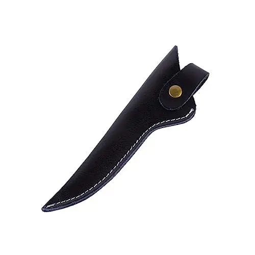 Produktbild: Gogogmee 2St friseurschere lederetui friseurschere fall Scherenabdeckung Nail-Art-Stollen Friseurscherentasche Scherentasche für Friseure Tasche für Salonwerkzeuge Scherenhalter Black