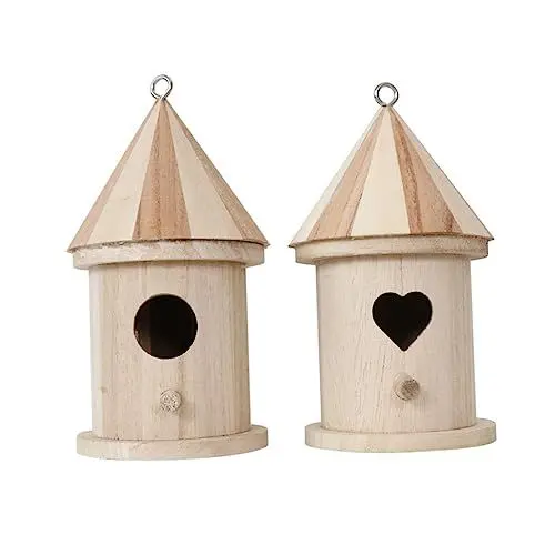 Produktbild: Gogogmee Hängende Vogelhaus-Ornament unvollendeter Vogelnest Käfigzubehör für Home-Office-