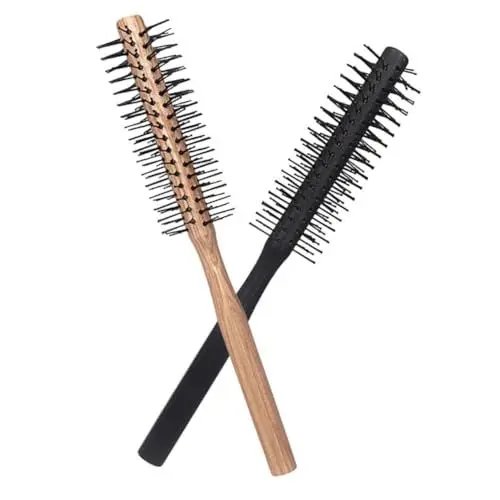 Produktbild: Gogogmee Runde Haarbürste Föhnbürste Stylingkamm Mit Nylonborsten Für Feines Haar Lockenbürste