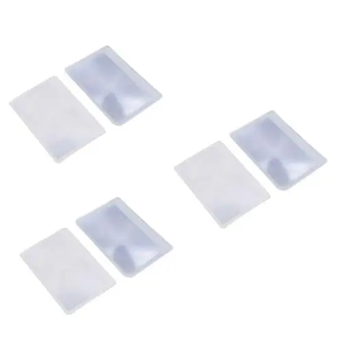 Produktbild: Gogogmee 3 Sätze Ultradünne PVC-linsen Kreditgröße 3-fache Vergrößerung Verzerrung – Tragbar Und Kompakt Zum Lesen Von Karten Und Dokumenten 12 Stück * 3