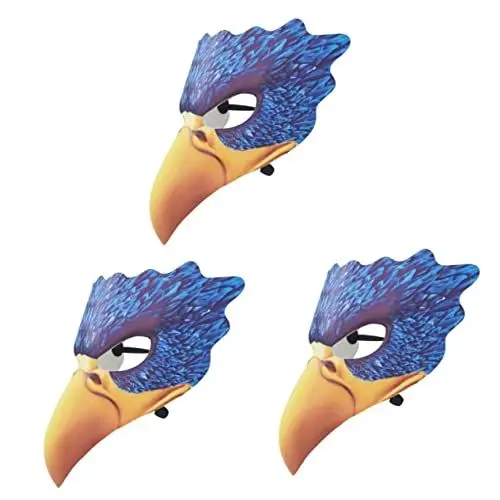 Produktbild: Gogogmee 3 Stücke Halloween Vogelmaske mit Flügeln Punk Masken für Rollenspiele Karneval und Mottopartys Horror Accessoires