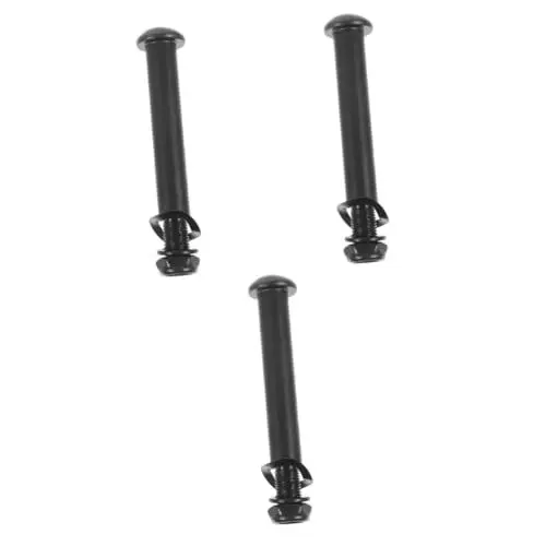 Produktbild: Gogogmee 3st Elliptische Drehverschlüsse Netzschrauben Für Fitnessgeräte Zubehör Für Crosstrainer Netzbefestigungen Crosstrainer Im Cardio-Stil Sportschuhe Elliptischer Bolzen Stahl Black