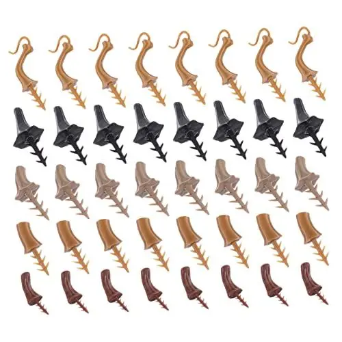 Produktbild: Gogogmee Künstliche Kürbisse für Halloween 40 Stück Kürbisgriffe Aus Kunststoff Thanksgiving- -Set