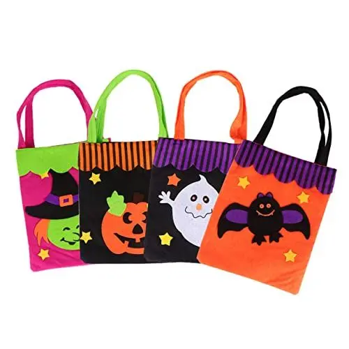 Produktbild: Gogogmee Halloween-leckerli-taschen Große Kapazität Beutel Für Halloween-partys Süßigkeitentüten Für Jungen Und Mädchen