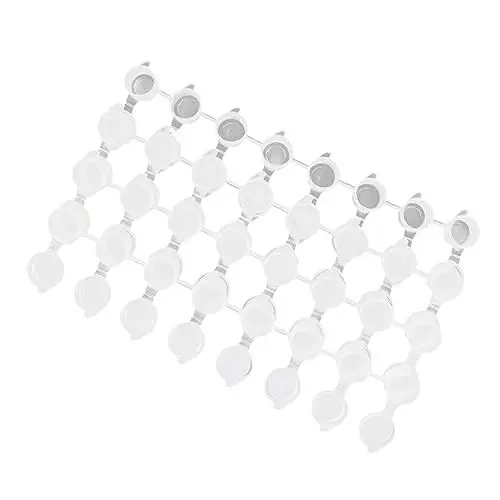 Produktbild: Gogogmee 8-in-1-pigmentbehälter-set 50 Stück 3 Ml Leere Aquarellbox Leichte Mini-dose Zur Farbaufbewahrung Ölfarbstreifen-blechbox