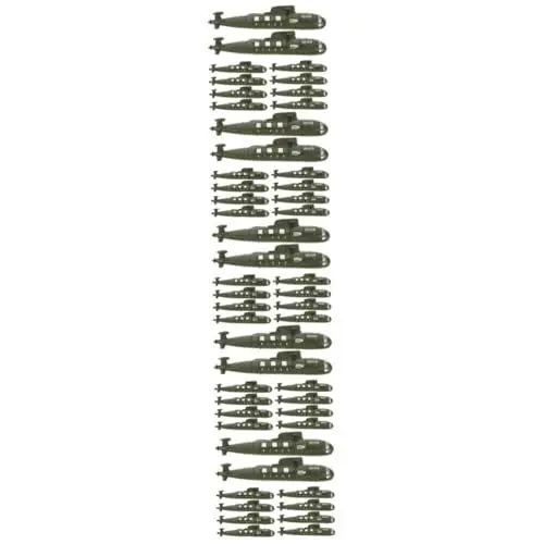 Produktbild: Gogogmee 50 Stück Simuliertes U-Boot Armeefahrzeugmodelle Spielzeug Schwarzes U-Boot U-Boot-Spielzeug U-Boote Spielzeug Lebensechte U-Boot-dekore Kriegsschiffmodell U-Boot-Modell Pp Green