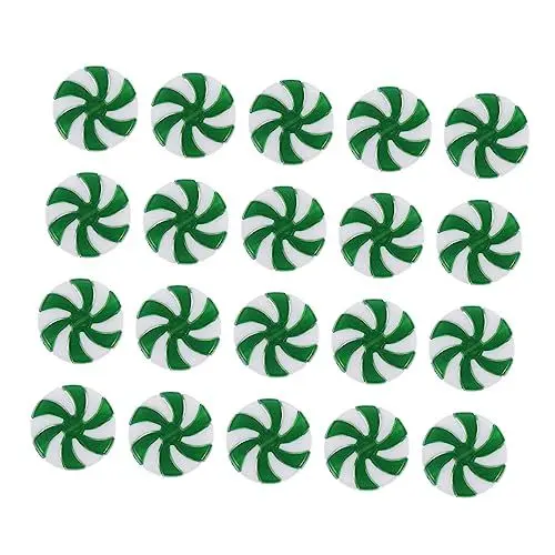 Produktbild: Gogogmee Weihnachtsbaum- Runde Acrylperlen 50 Stück Weihnachtsschmuck Für Handgefertigte Accessoires