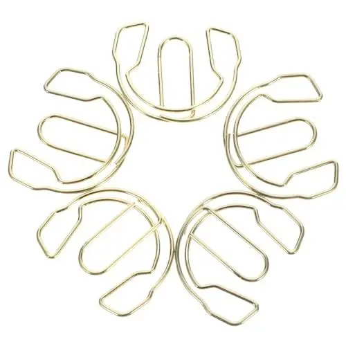 Produktbild: Gogogmee 50pcs Kleine Papierclips Kopfhörer -geformtes Lesezeichen Clips Flexible Papierklammern Kleine Papierklammern