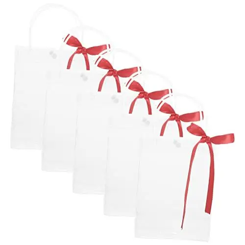 Produktbild: Gogogmee Chic Details Schlichtes Design 5 Stück Süßigkeiten-geschenktüten Mit Griffen Für Geschenktüten Im Freien