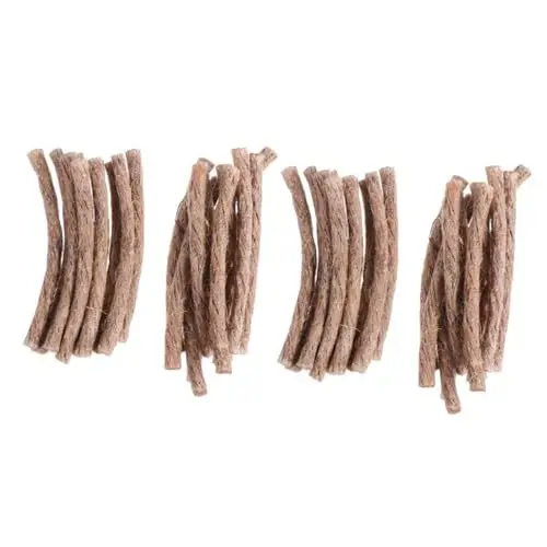 Produktbild: Gogogmee 2 Sets Outdoor-feuerdocht Feueranzünder Seildocht Jute-Material Feueranzünder Für Camping Wandern Und Notfälle 30 Stück * 2