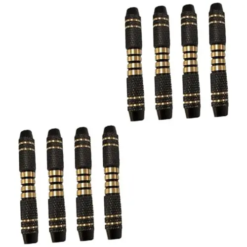 Produktbild: Gogogmee Dartpfeil Barrel 8 Stück 16 Barrel Aus Reinem Kupfer Profi-Darts Zubehör Für Steeldarts Kupfer Ersatzfässer Langlebige Kupfer Fässer Dartspieler Kupferfässer -ersatzfässer Black