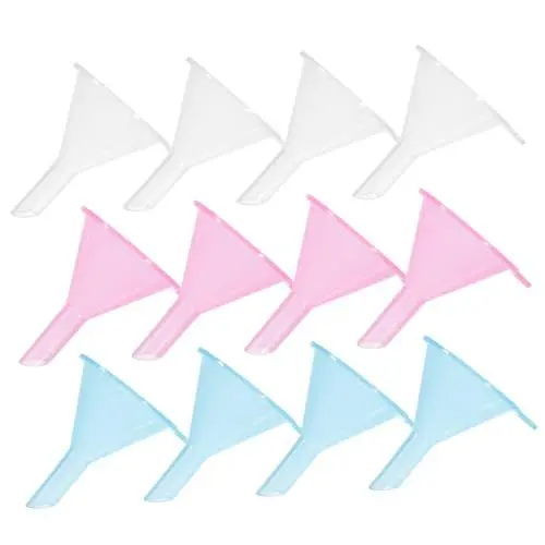 Produktbild: Gogogmee 90st Kleiner Trichter Parfümtrichter Mini-trichter Für Ätherische Öle Kleiner Öltrichter Trichter Zum Füllen Von Flaschen Kleiner Küchentrichter Urnenfüllset Fülltrichter Pp