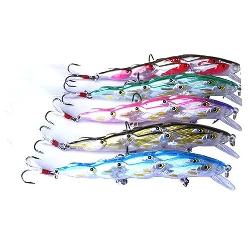 Produktbild: Gogogmee 11 5 cm Bass Angelköder Fischform Köder Für Meeresangelzubehör