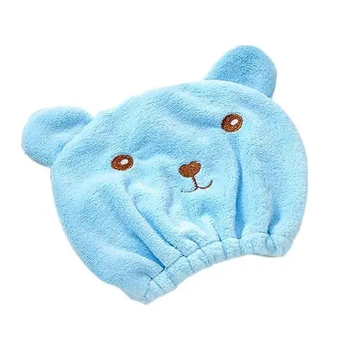 Produktbild: Gogogmee Badehaube Zum Trocknen Der Haare mit Tier-cartoon- für Damen und Jungen und Mädchen Mütze Zum Schnellen Trocknen Der Haare für Die Dusche und Den Heimgebrauch