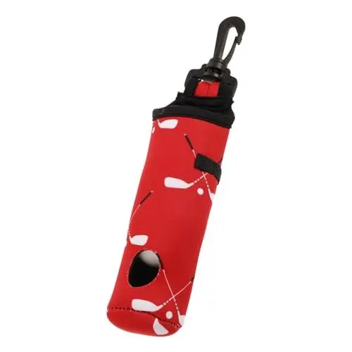 Produktbild: Gogogmee Golftasche würfelunterlage schulanfänger Golf Bag Cord Organizer Bag Golfballtasche professioneller Golf-Tee-Halter Wiederverwendbare Teebeutel für Golfer Kugelspeicher Neopren