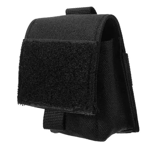 Produktbild: Gogogmee Schwarze Insulinpumpe Tasche Aus Strapazierfähigem Nylon Bauchgurt Für Diabetiker Praktischer Schutz Für Blutzuckermessgeräte Und Insulinpumpen Ideal Für Sport Und Alltag