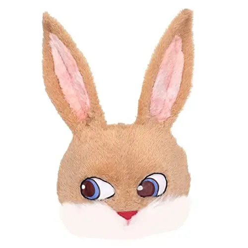 Produktbild: Gogogmee Kaninchen Plüsch Maske Masken Für Kostümpartys Kaninchen-maskottchen-kostümkopf Osterhasen-cosplay Häschen-cosplay-kostüm Kostümpartymasken Hasenkopf Fräulein Pvc Tier Dekorationen