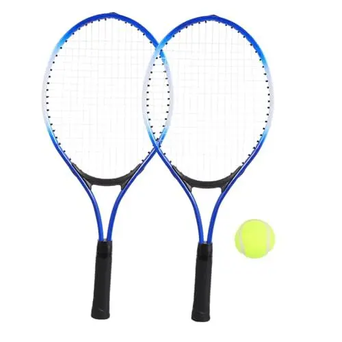 Produktbild: Gogogmee Kinder Tennisschläger Set Mit Ball Ideales Geschenkset Für Outdoor Sport Strandspiele Und Fangballspiel Für Kinder Inklusive Leichten Schlägern Und Einem Tennisball