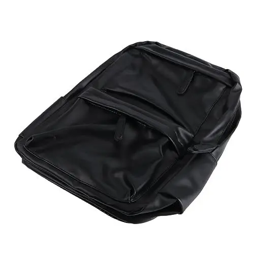 Produktbild: Gogogmee Stylischer Pu-leder Rucksack Für Männer Vintage Reisetasche Schwarz Modisches Design Geräumig Und Robust Für Shopping Und Outdoor-aktivitäten