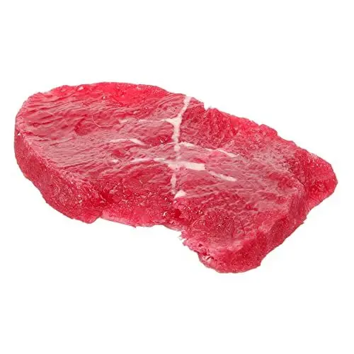 Produktbild: Gogogmee Simuliertes Lebensmittelsteak Künstliches Steak Gefälschtes Steak Ornament Display Fotografie-Requisite Realistische Scheibe Für Tischdekoration