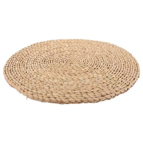 Produktbild: Gogogmee Kissen Für Schlafzimmer & Meditation - Natürlich Gewebtes Sitzpolster Runde Bodenmatte Australian Living