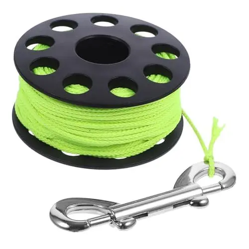 Produktbild: Gogogmee Tauchspule Spule für Tauchbojen Leichte Fingerrolle zum Tauchen Fingerspule für Höhlentauchen Tauchschwimmer Tauchzubehör tauchen zubehör Signalbojenrolle Tauchwerkzeuge PC