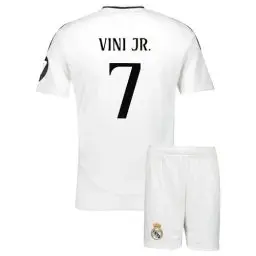 Produktbild: Gokaynex Qycksouth Vini Jr Real #7 Kinder für Trikot Fußballtrikot, 2024 Neue Saison, Kinder Trikot, Sporttrikot, Fußball-Trainingstrikots, Kinder Kommen Sie mit Shorts Fußball (164,Vini Jr #7)