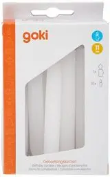 Produktbild: goki 15052 - Dekoration - Geburtstagskerzen-Set für Artikel 60993, 60973, 12 x 1 x 10 cm