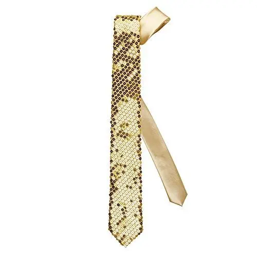 Produktbild: W WIDMANN MILANO Party Fashion - Krawatte, mit Pailletten, für Erwachsene, Accessoire, Kostüm, Karneval, Mottoparty