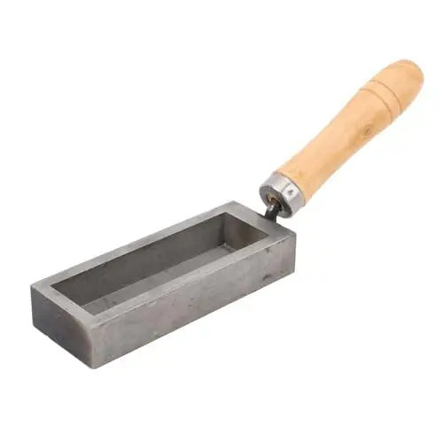 Produktbild: Gussform für Goldbarren, Silberbarrenform, Langlebiger 4-Zoll-legierter Stahl für Empfindliches Metall
