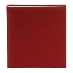 Produktbild: Goldbuch 27 707 Fotoalbum Summertime Rot mit 60 weißen Seiten, Jumbo Fotobuch mit Leinen Einband und Pergamin, Foto Album zum Einkleben bis 336 Bilder, Erinnerungsalbum 30x31 cm, buchgebunden