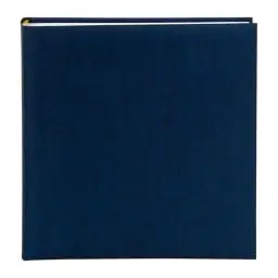 Produktbild: Goldbuch 27 708 Fotoalbum Summertime Blau mit 60 weißen Seiten, Jumbo Fotobuch mit Leinen Einband und Pergamin, Foto Album zum Einkleben bis 336 Bilder, Erinnerungsalbum 30x31 cm, buchgebunden