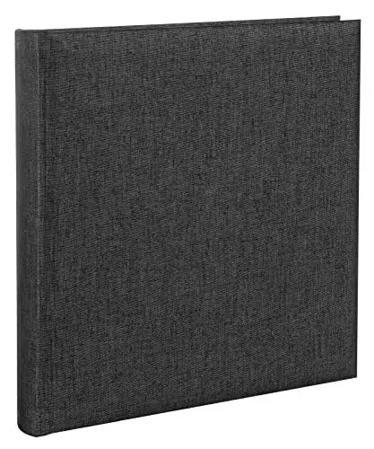 Produktbild: goldbuch 27 660 Fotoalbum Summertime Anthrazit, Fotobuch 30 x 31 x 4 cm, Foto Album 60 weiße Seiten, Bilderalbum Einband Leinen, Photoalbum buchgebunden, Photo Buch Schwarz-Grau