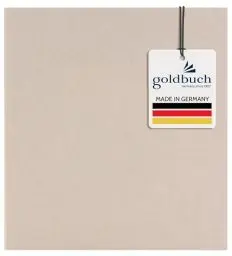 Produktbild: goldbuch 31605 Fotoalbum Summertime Trend 2, Fotobuch mit 100 weißen Seiten mit Pergamin Trennblätter, Foto Album mit Leinen Einband, bis zu 600 Bilder, Hochwertiges Papier, Beige, 30 x 31 cm