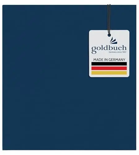 Produktbild: goldbuch 31711 Fotoalbum, Summertime, 30 x 31 cm, Fotobuch mit 100 weiße Seiten & Pergamin Trennblättern, Foto Album aus Leinen, Erinnerungsalbum, Hellblau