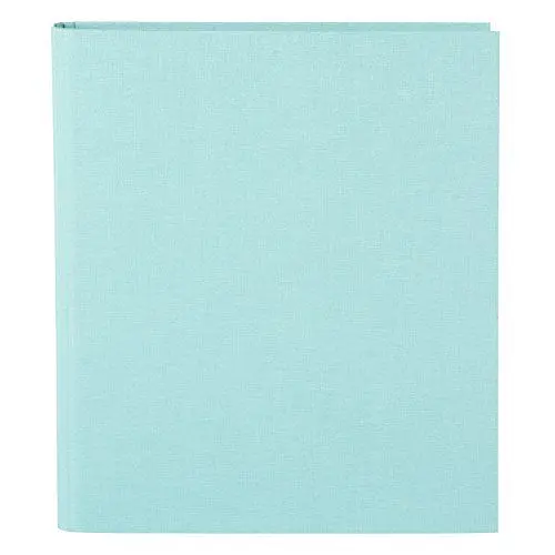 Produktbild: goldbuch 37507 Foto Ringbuch, Bella Vista, Foto Album 26 x 32 cm, Fotobuch Ordner aus Leinen, Fotoordner zum Selbstgestalten und Befüllen, Format DIN A4, ideal für Reise & Urlaub, Aqua