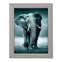 Produktbild: goldbuch 92 0743 Bilderrahmen Toscana aus Holz, Fotorahmen für Bild im 13x18 cm Format, Portraitrahmen mit Aufsteller & Wandhalterung, Einzelrahmen aus MDF, Foto Rahmen, grau